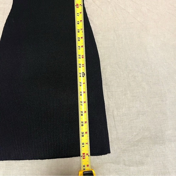 Abercrombie & Fitch Black & White Ribbed Knit Dress | Size XSP | NWT - Picture 7 of 9